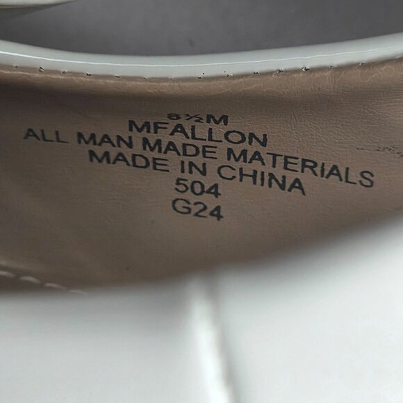 Marc Fisher Women's Allon White Slingback Pumps - Picture 7 of 8